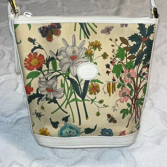 Gucci VTG Flora Messenger Bag - Picture 1 of 17